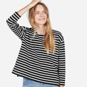 Everlane the boxy striped tee